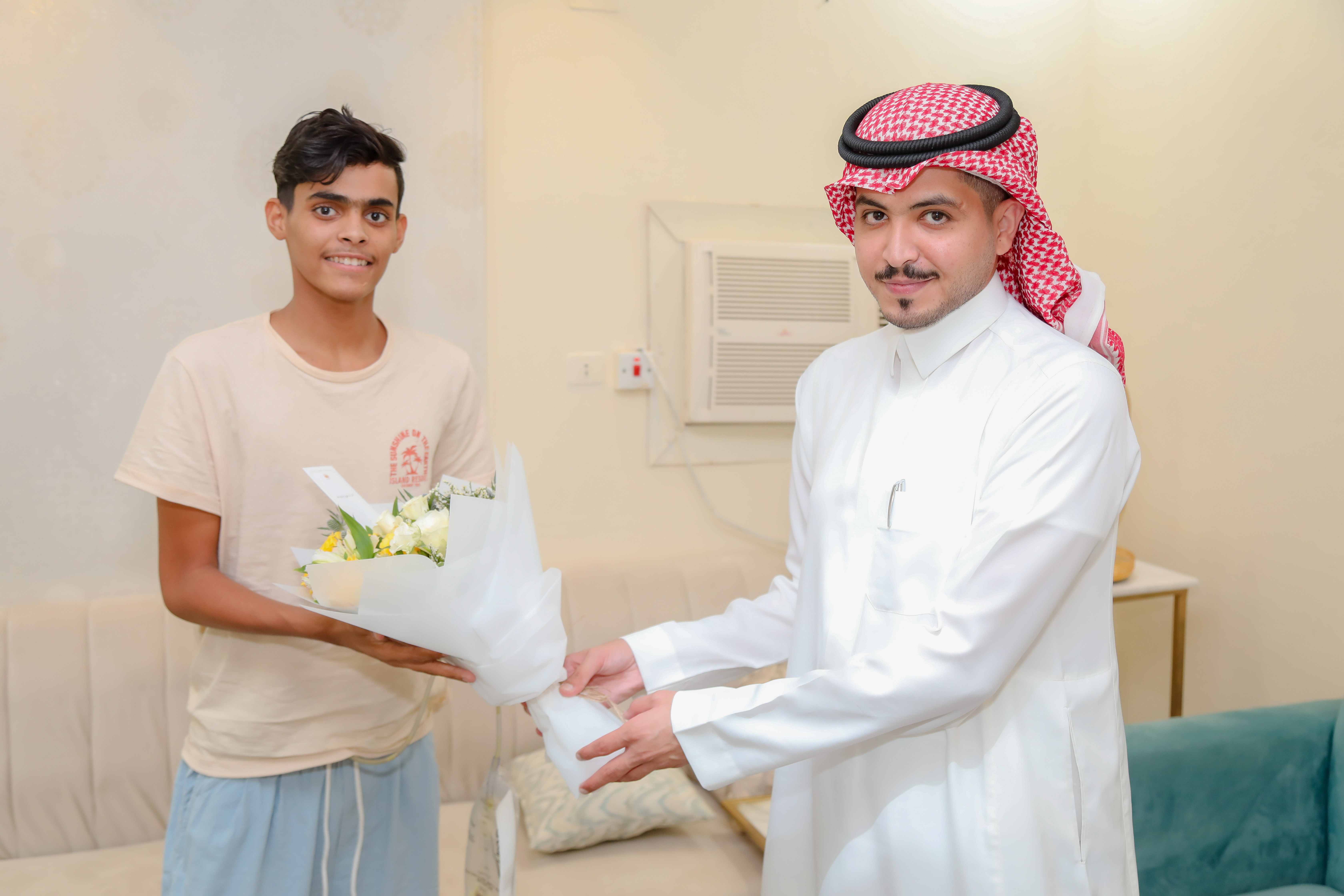 إدارة الفيحاء تزور لاعب فريق تحت 17 سنة عبدالله الهاملي