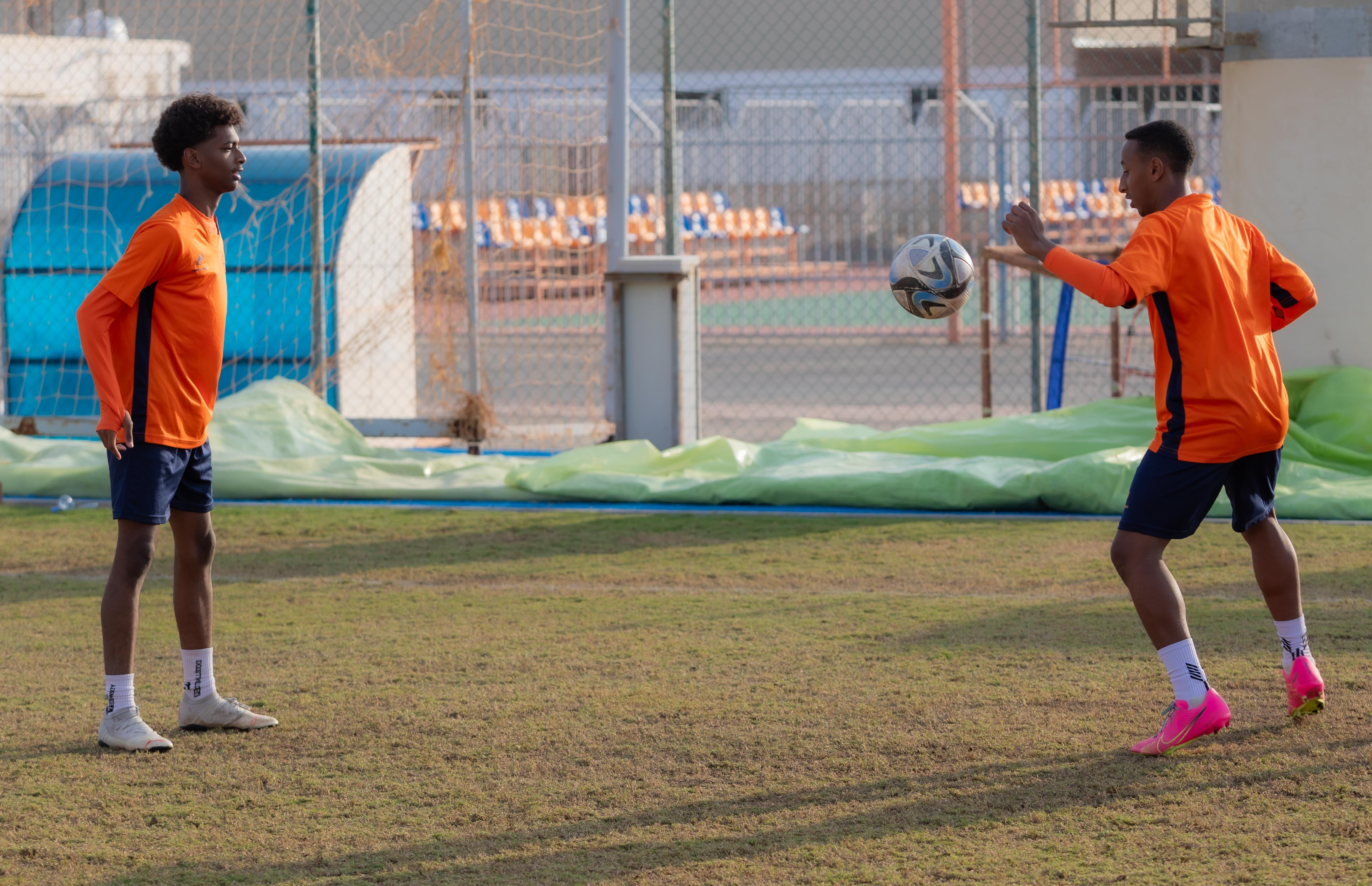 الفيحاء تحت 15 سنة يجري تمرينه الرئيسي استعداداً لمباراة نظيره نادي الاتفاق .